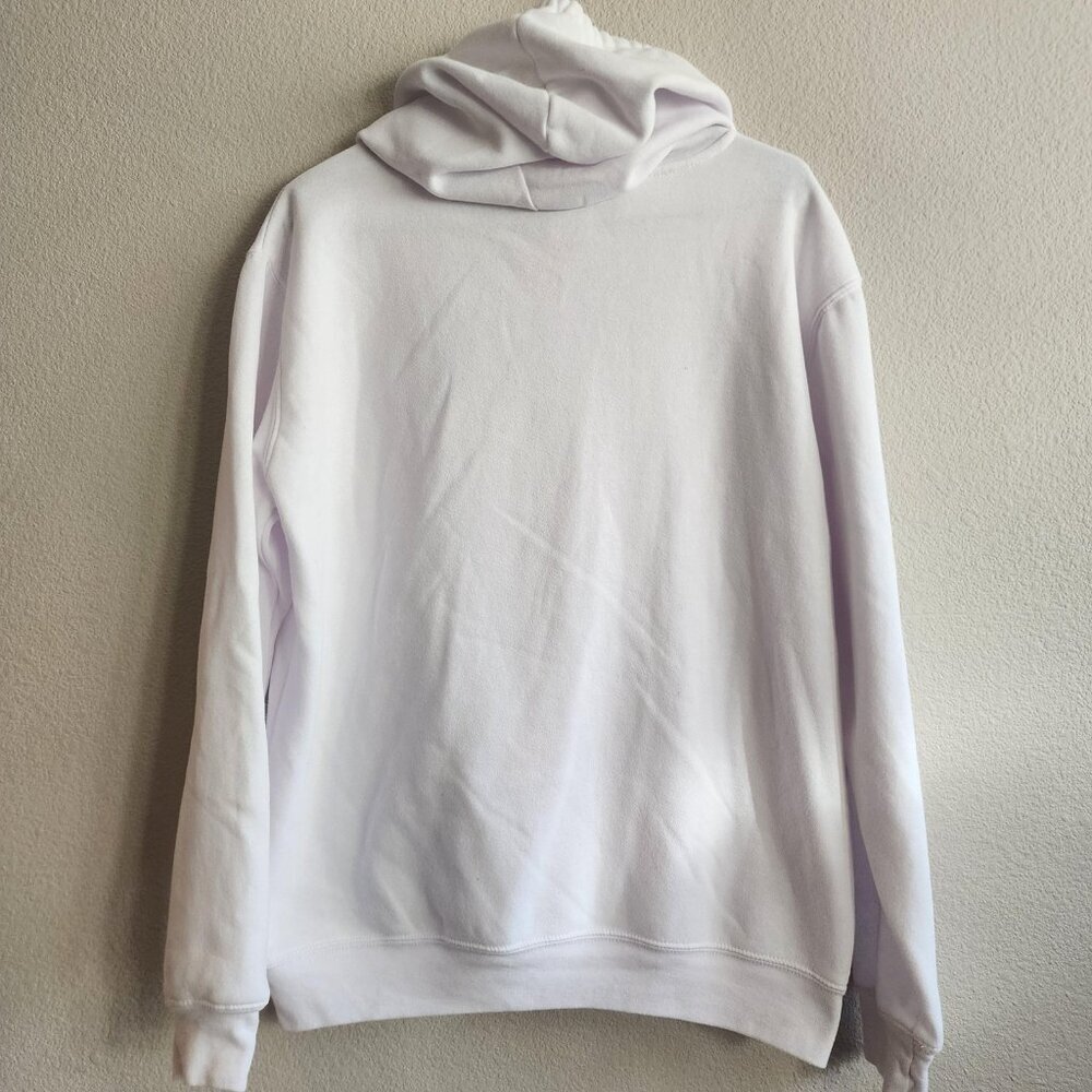 Disney Mickey Mouse Hoodie Mens Medium Embroidered Pullover Sweatshirt - Picture 6 of 8